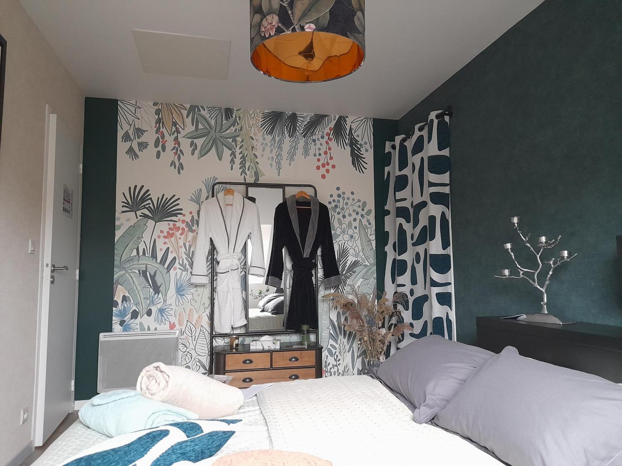 Chambre Dans Un Ecrin De Verdure Angrie Eksteriør bilde